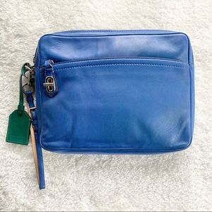 NWT Reed Krakoff bright blue large clutch 47227